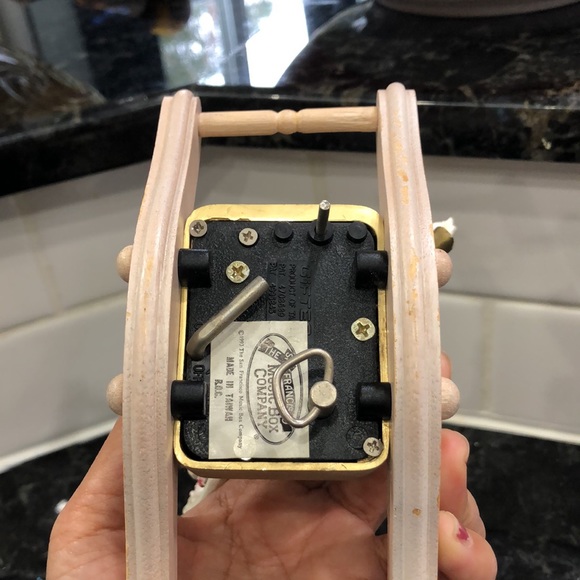 Rocking Horse San Francisco Music Company Heart Red Rose Vintage - Picture 7 of 8